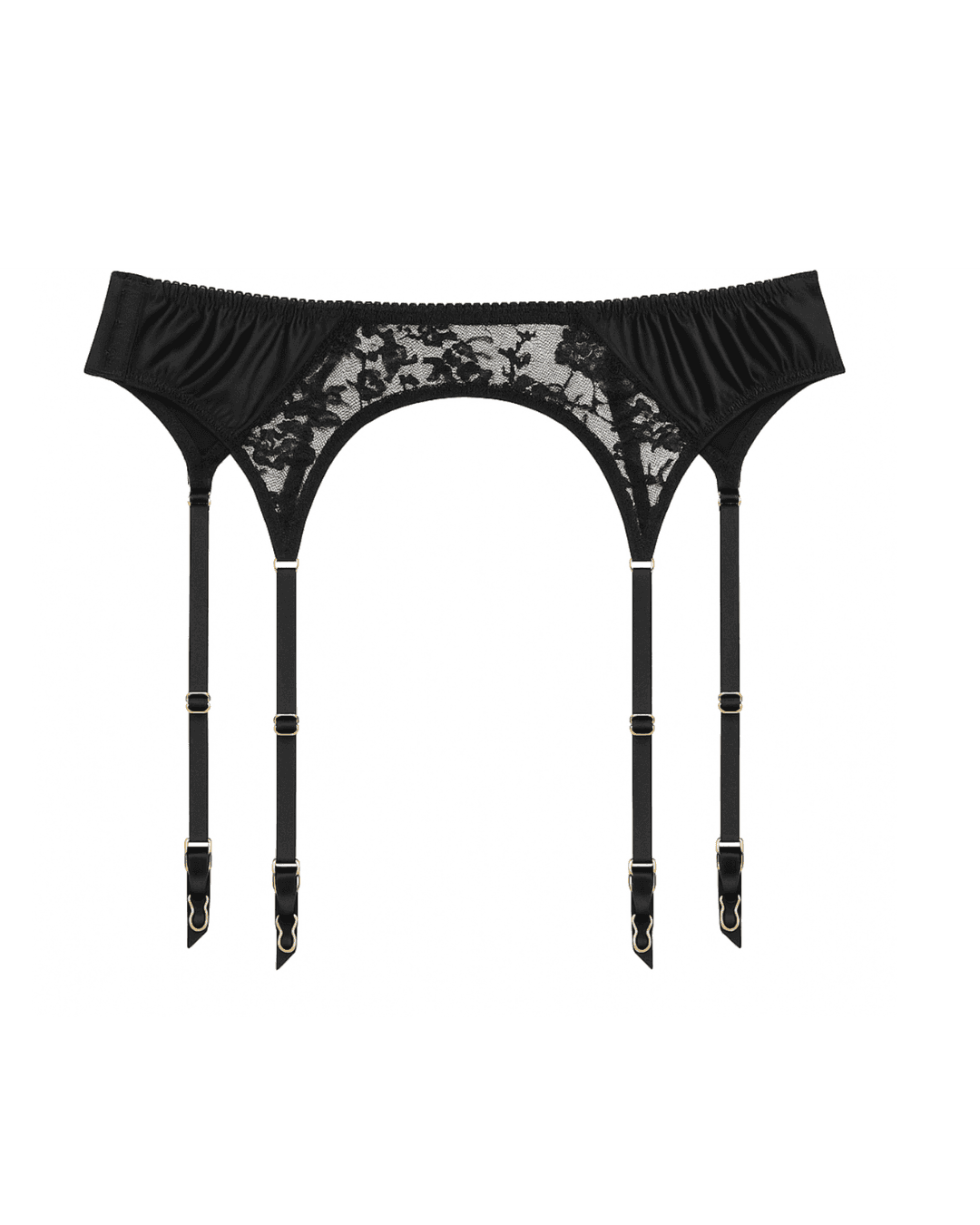 Silk Muse Garter Belt - Jedwabny pas do pończoch — widok 3