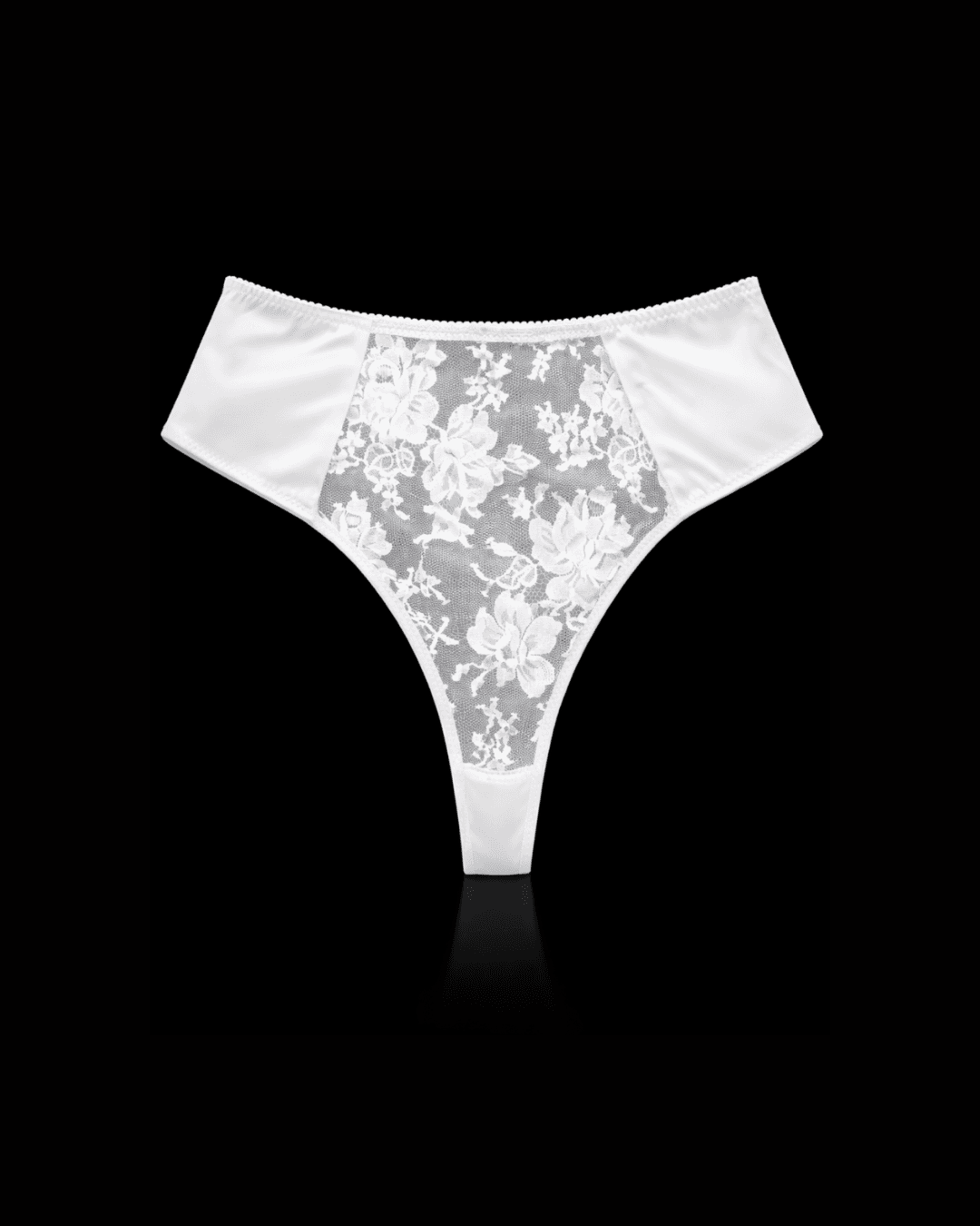 Silk Empress High-Waist White- Stringi z wysokim stanem — Ansicht 3